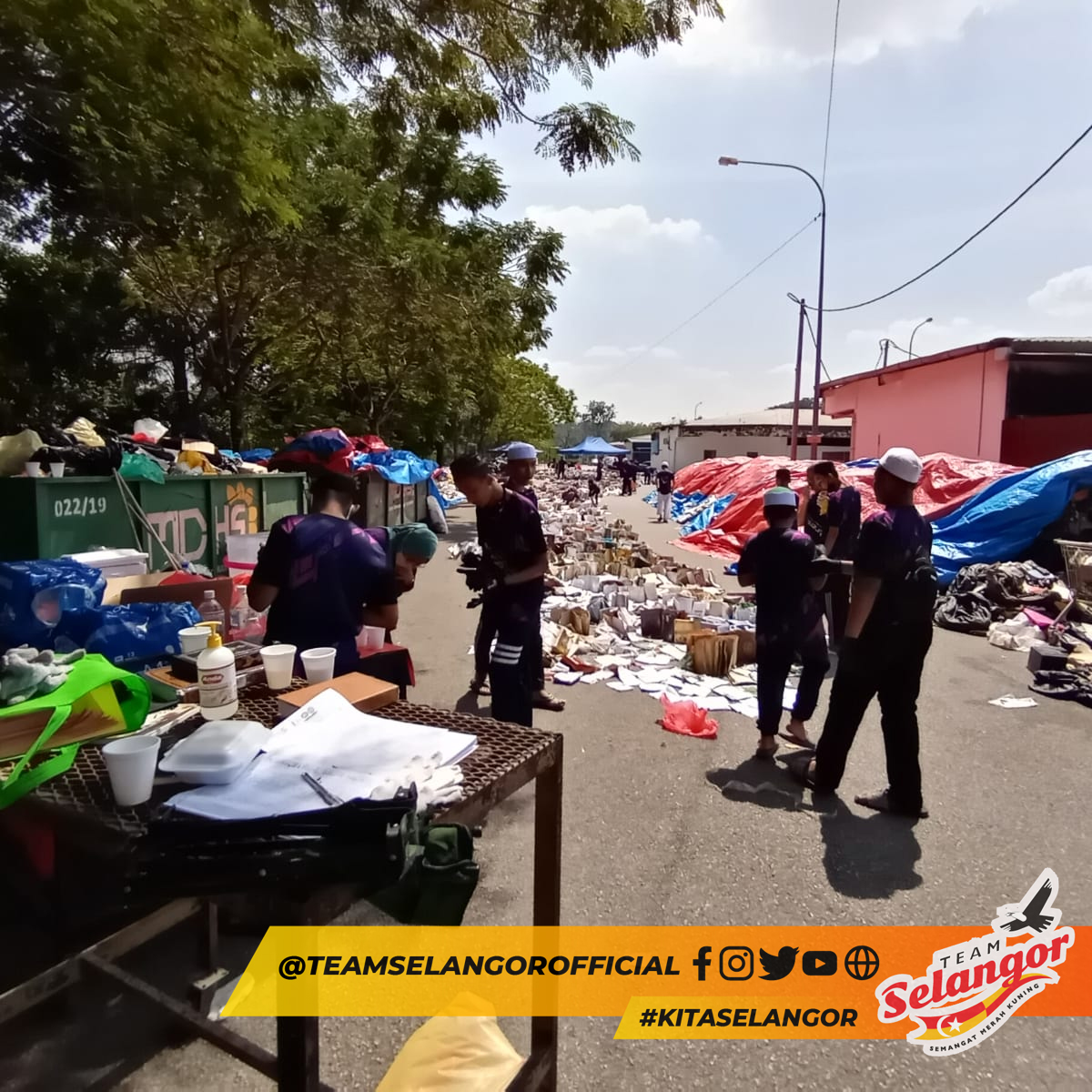 Team Selangor lupus al-Quran rosak akibat banjir