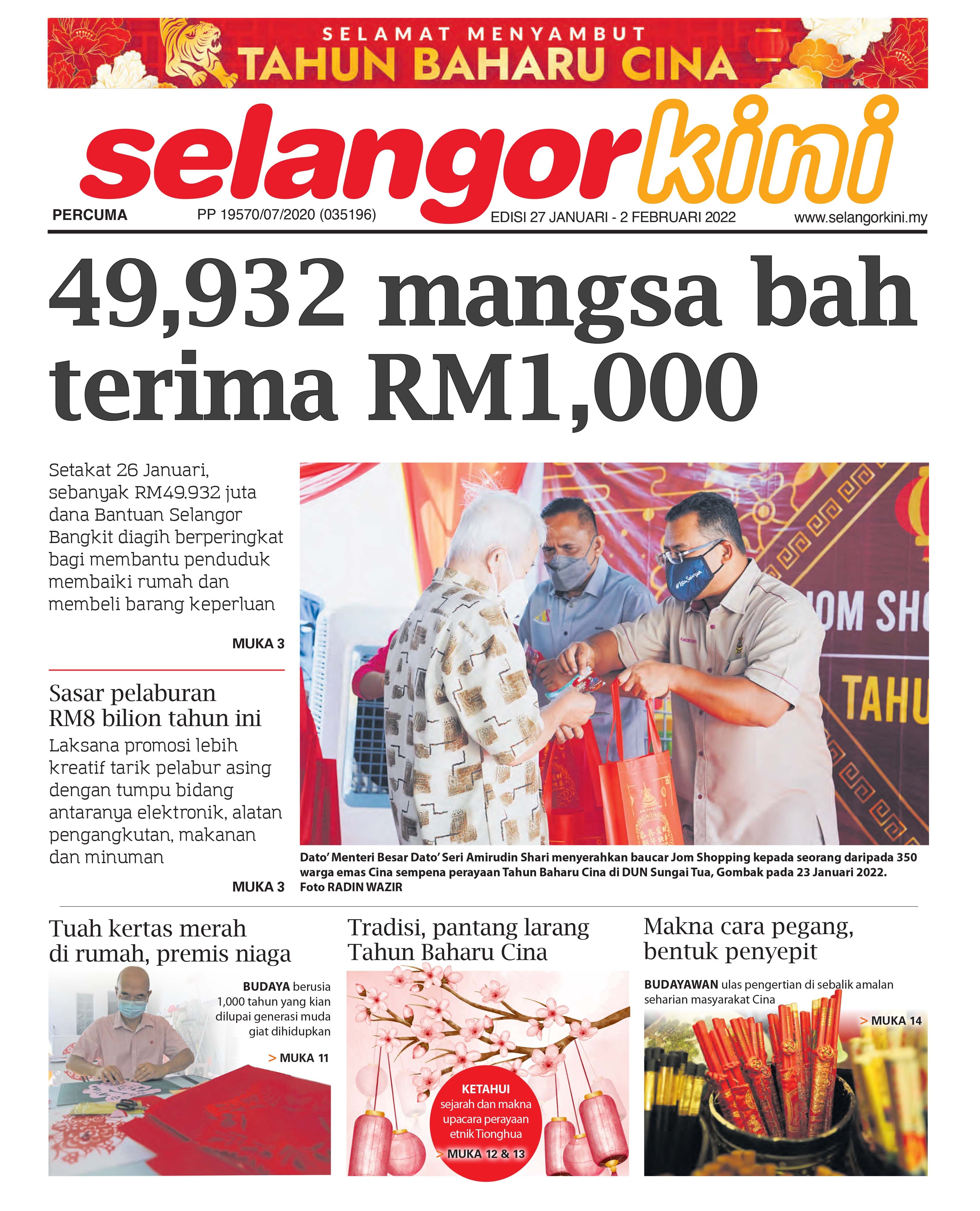 SelangorKini 27 Januari - 2 Februari 2022
