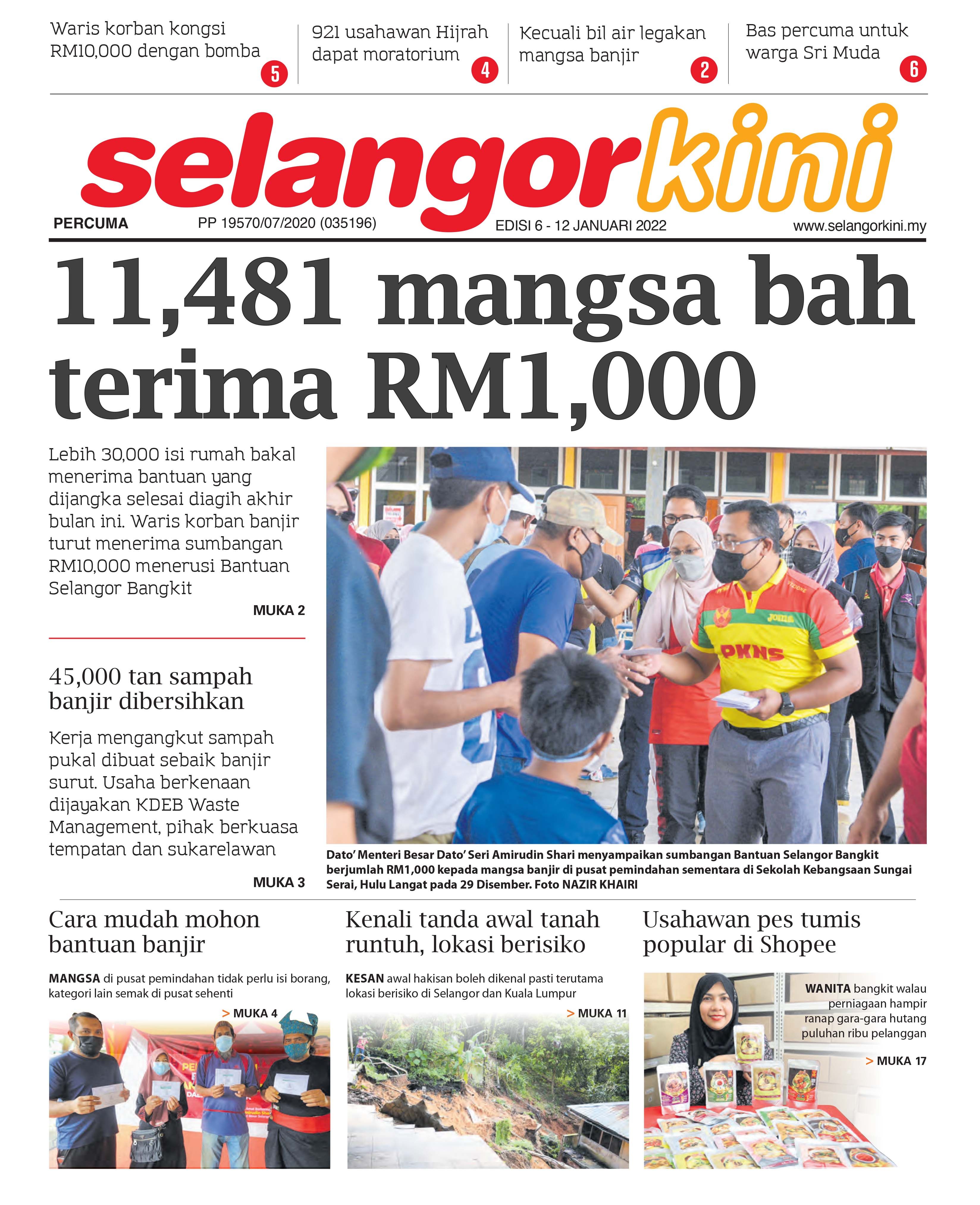 SelangorKini 6 - 12 Januari 2022