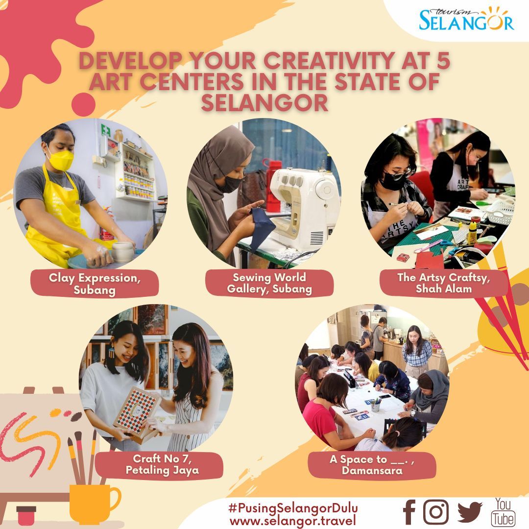 Ingin berkarya? Tonjolkan kreativiti di lima pusat seni di Selangor