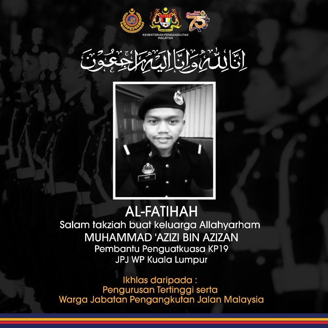 Anggota JPJ maut kemalangan ketika kejar penunggang motosikal dekat MRR2