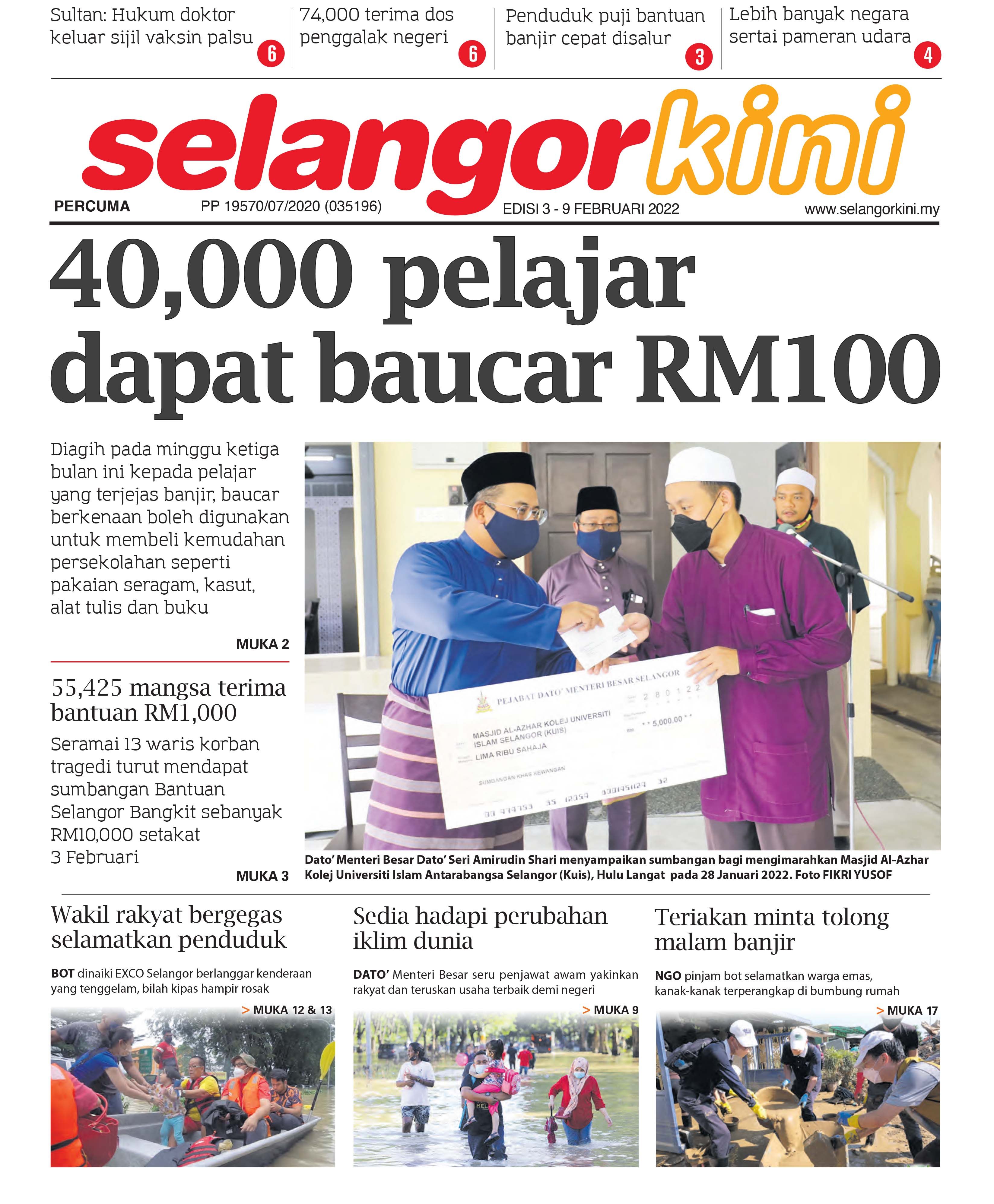 SelangorKini 3 - 9 Februari 2022