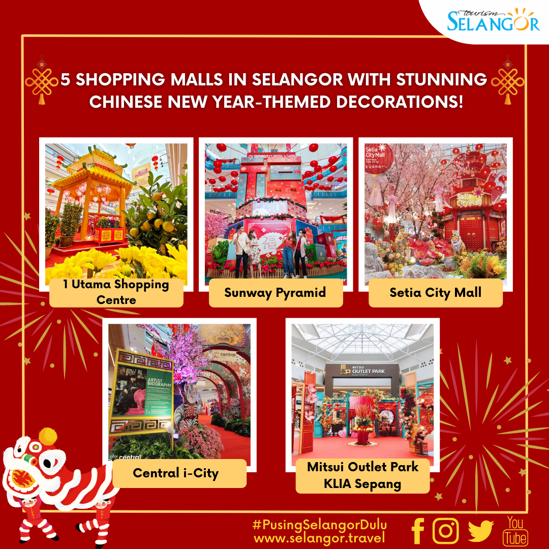 Rai kemeriahan Tahun Harimau di lima pusat beli-belah di Selangor