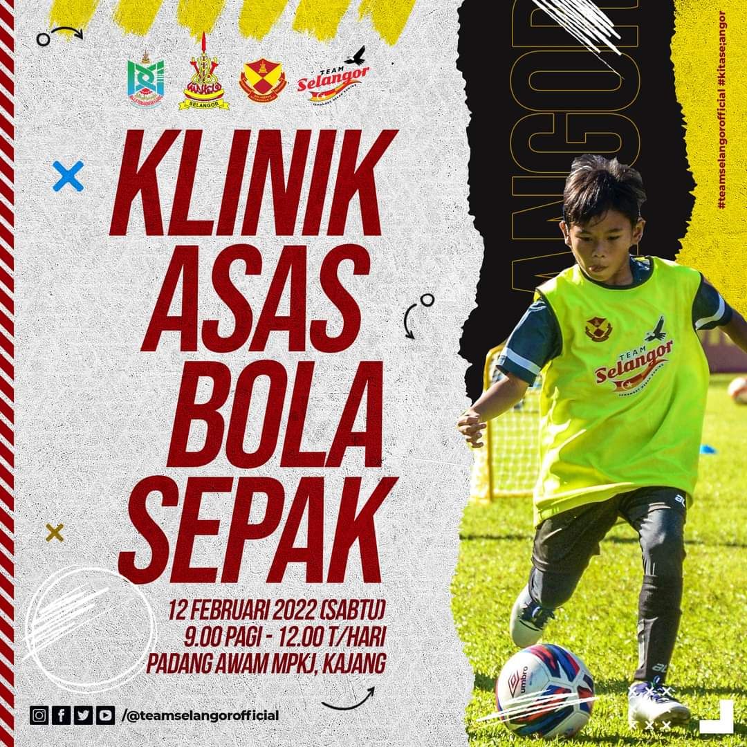 Team Selangor, Selangor FC pelawa kanak-kanak sertai Klinik Asas Bola Sepak Sabtu ini