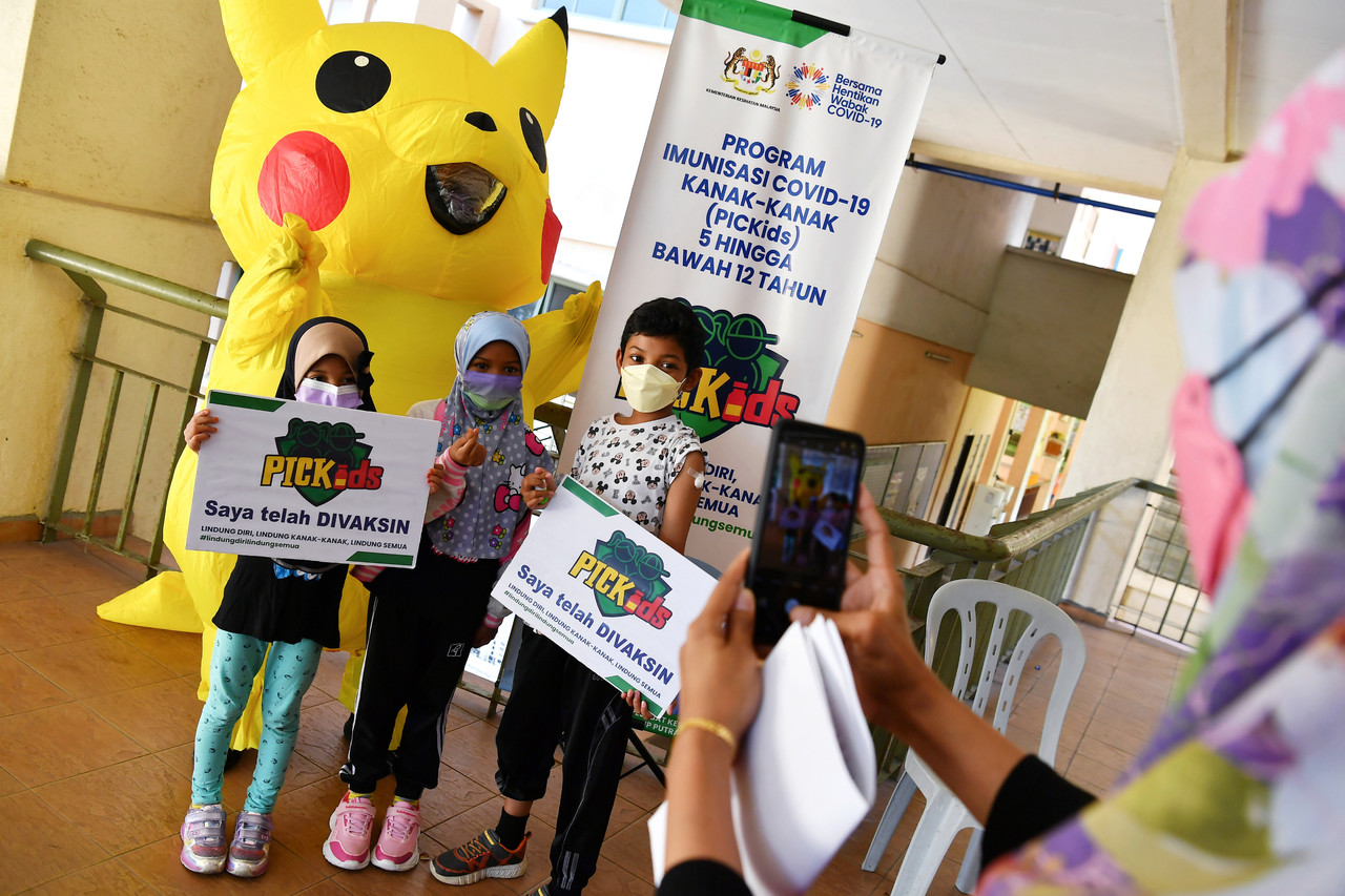 Over 160,000 children in Malaysia fully vaccinated against Covid-19