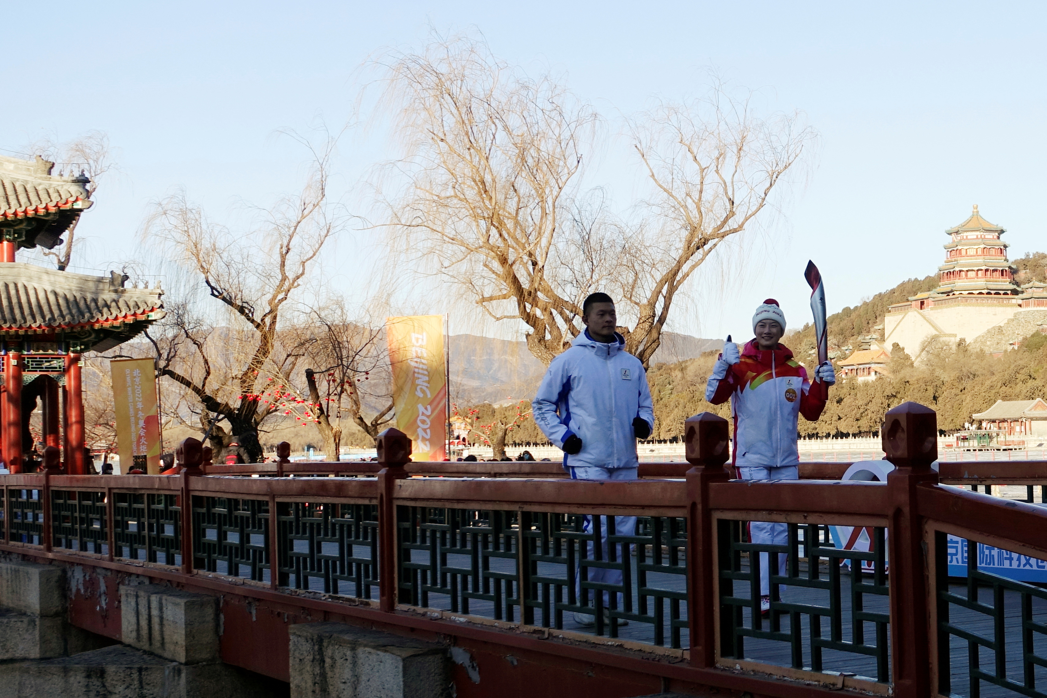 Olympics: Torch relay begins final stretch ahead of Winter Games opening ceremony