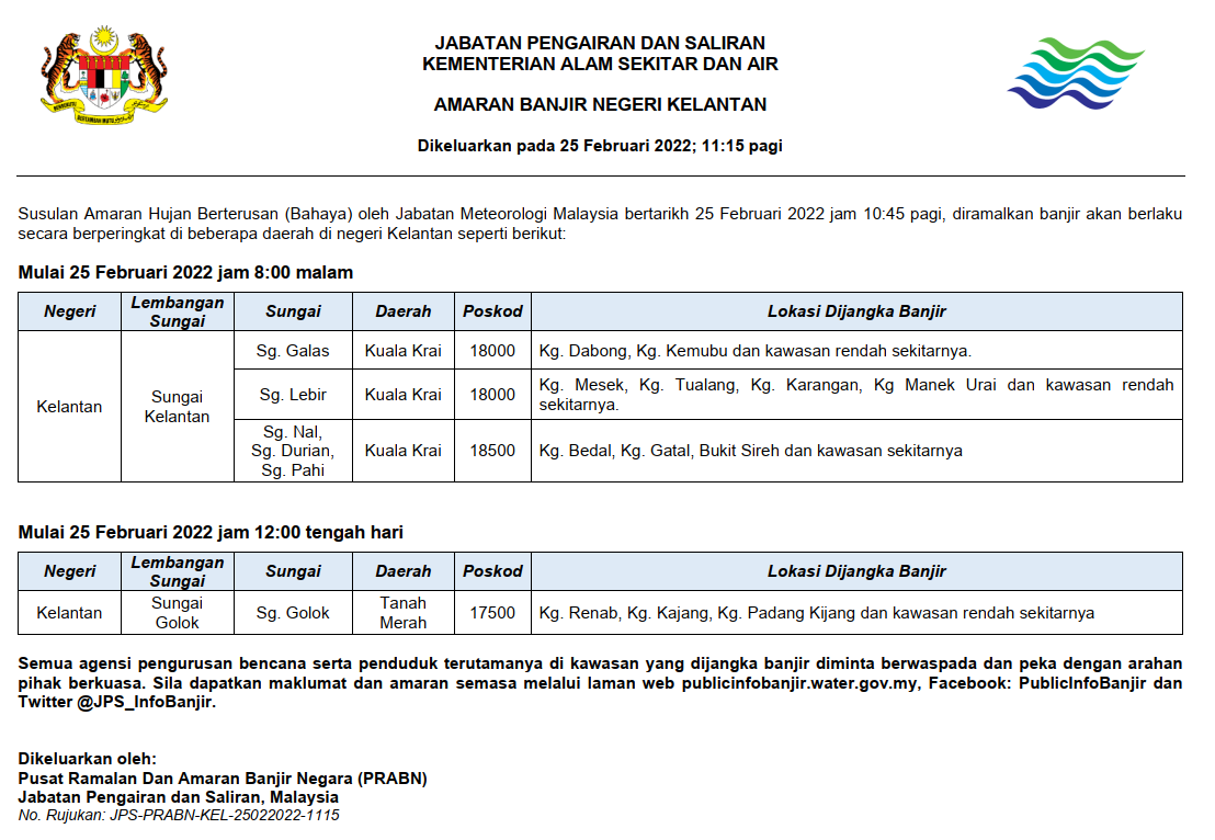 Banjir: Jumlah penduduk Terengganu, Kelantan berpindah meningkat