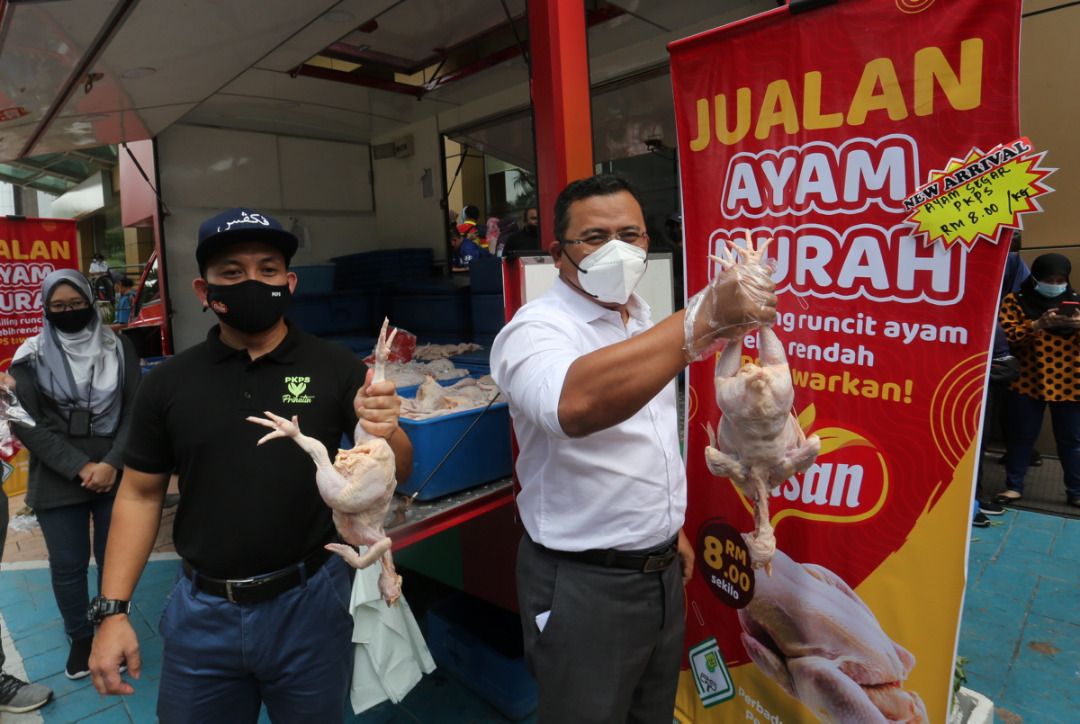 Ayam RM8 sekilogram di Wisma PKPS, Pasar Borong Selangor mulai Isnin