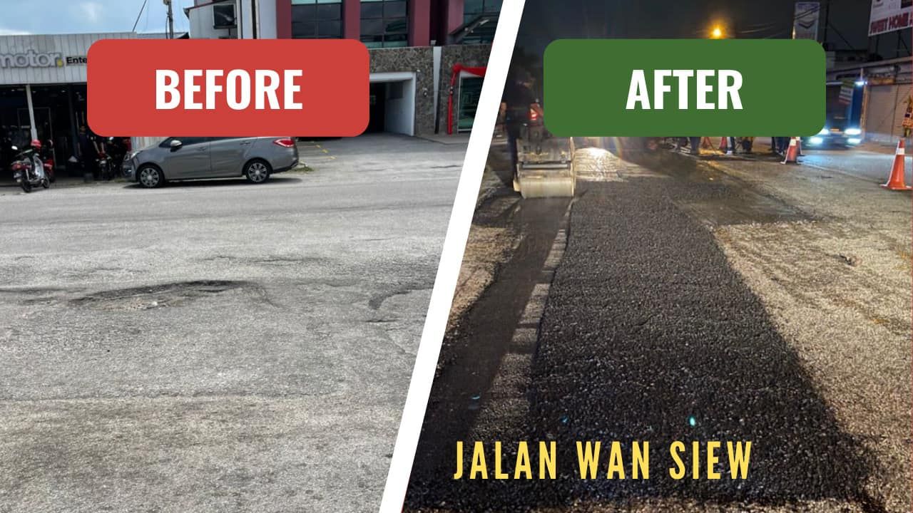 锡米山新村4路洞已修好 王诗棋：另3个待跟进