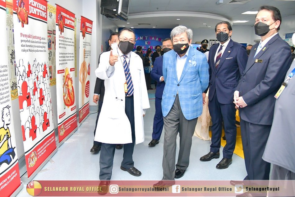 Selangor Sultan pleased with state healthcare facilities development, upgrades