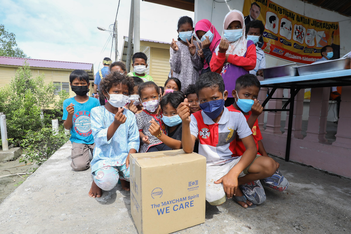 6,000 bakul makanan selesai diagih kepada masyarakat Orang Asli