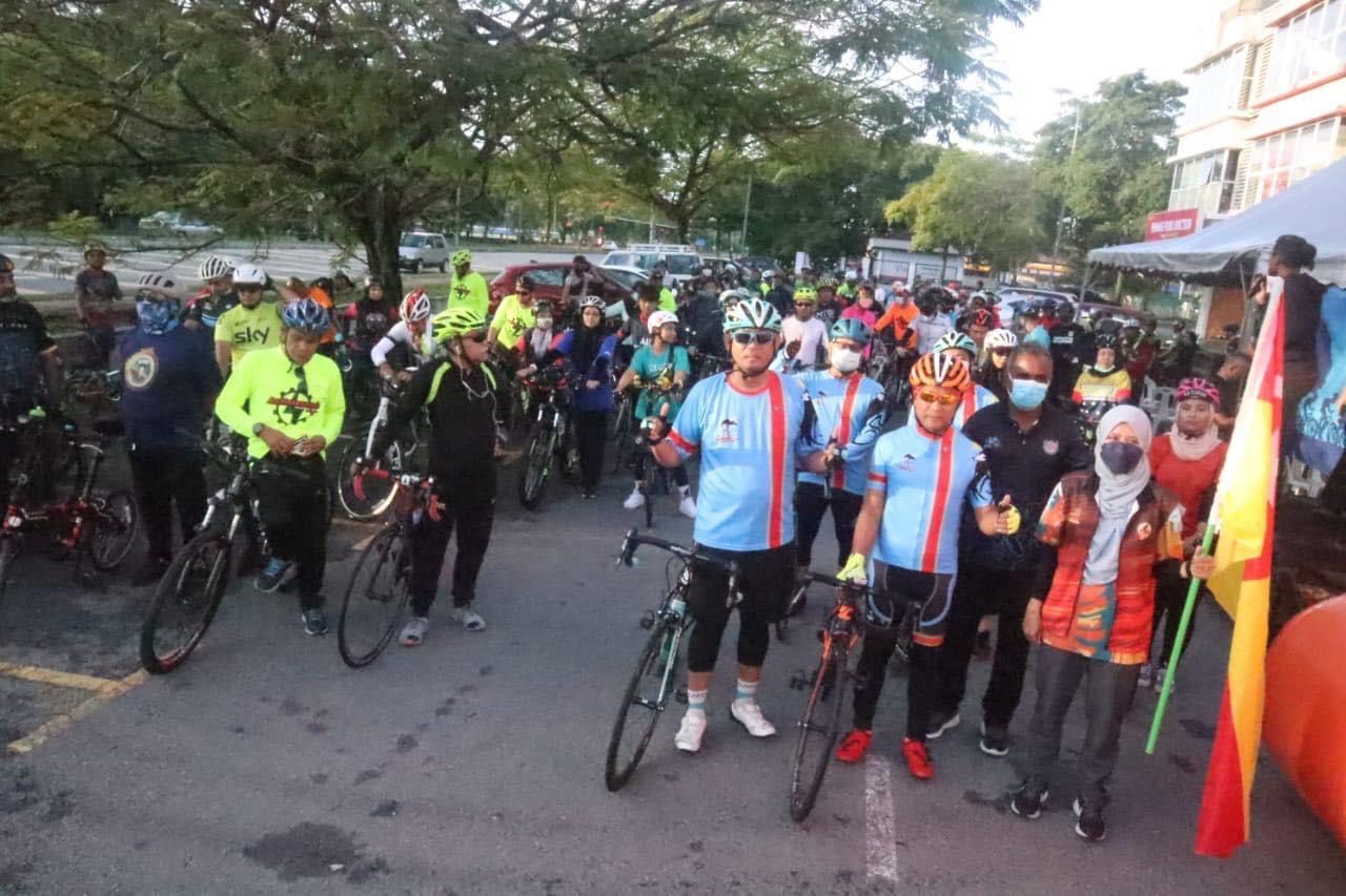 150 penduduk Seri Setia sertai acara berbasikal TTDI Jaya-Bukit Jelutong