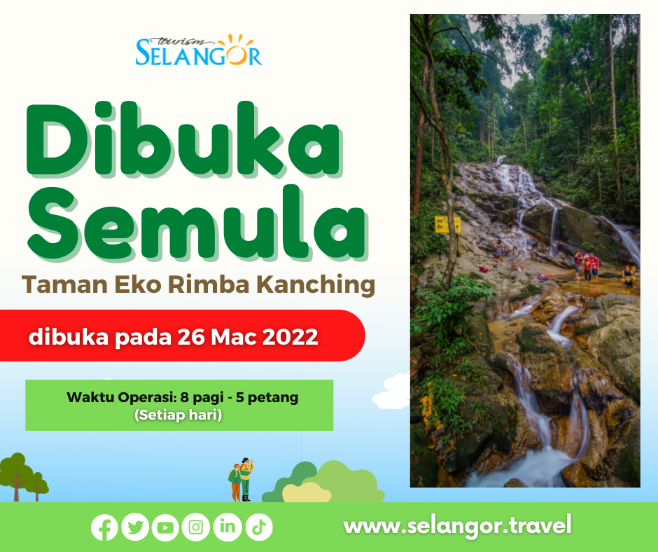 Taman Eko Rimba Kanching dibuka semula Sabtu ini