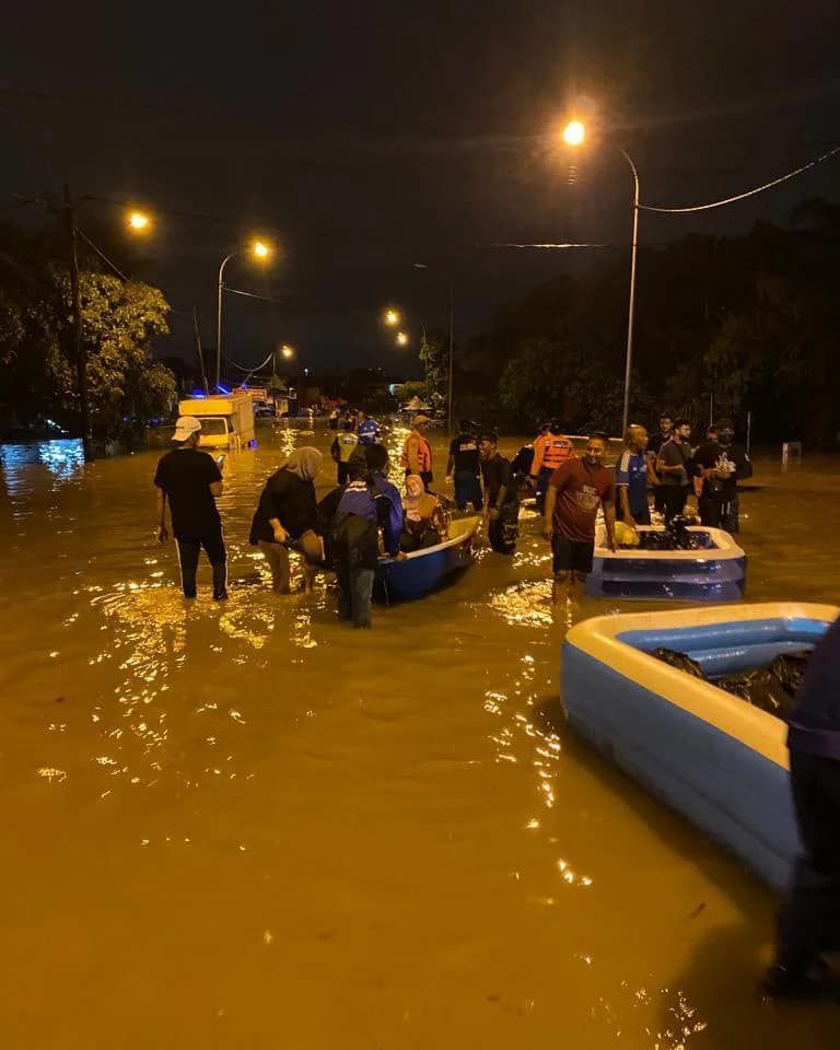 八打灵县部分灾黎重返家园 4疏散中心仍运作待命