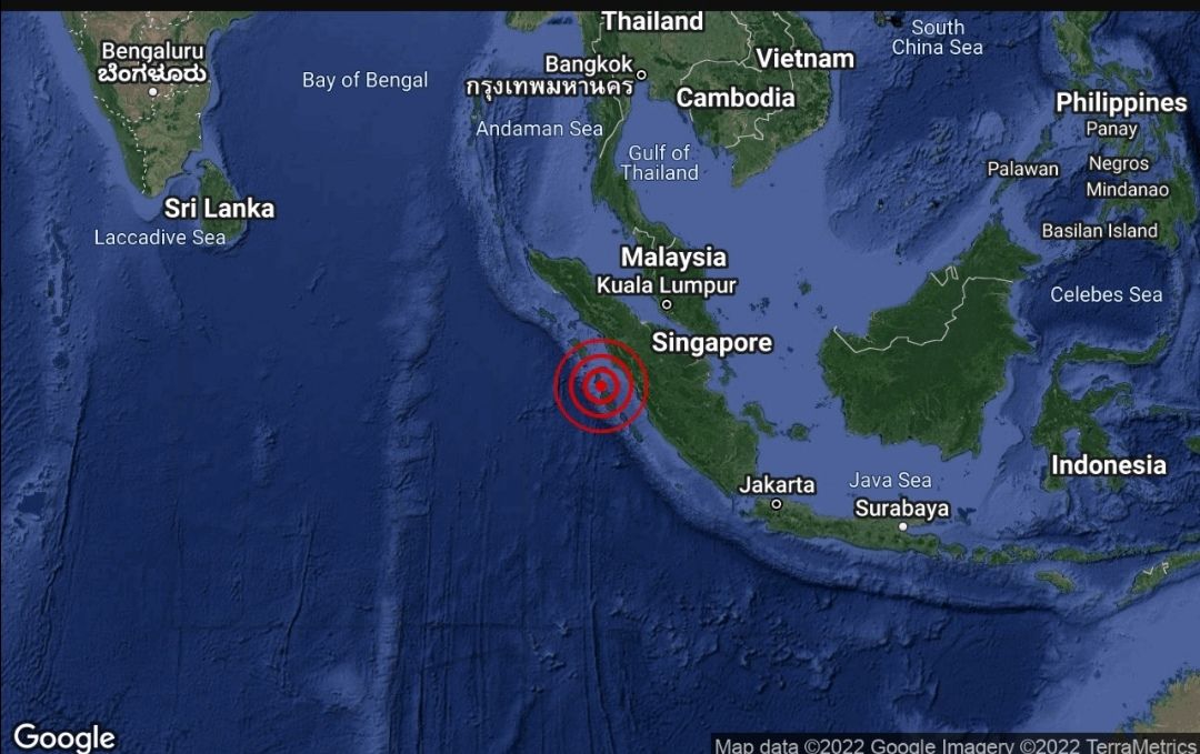 苏门答腊今晨6.7级地震 大马半岛多州有余震