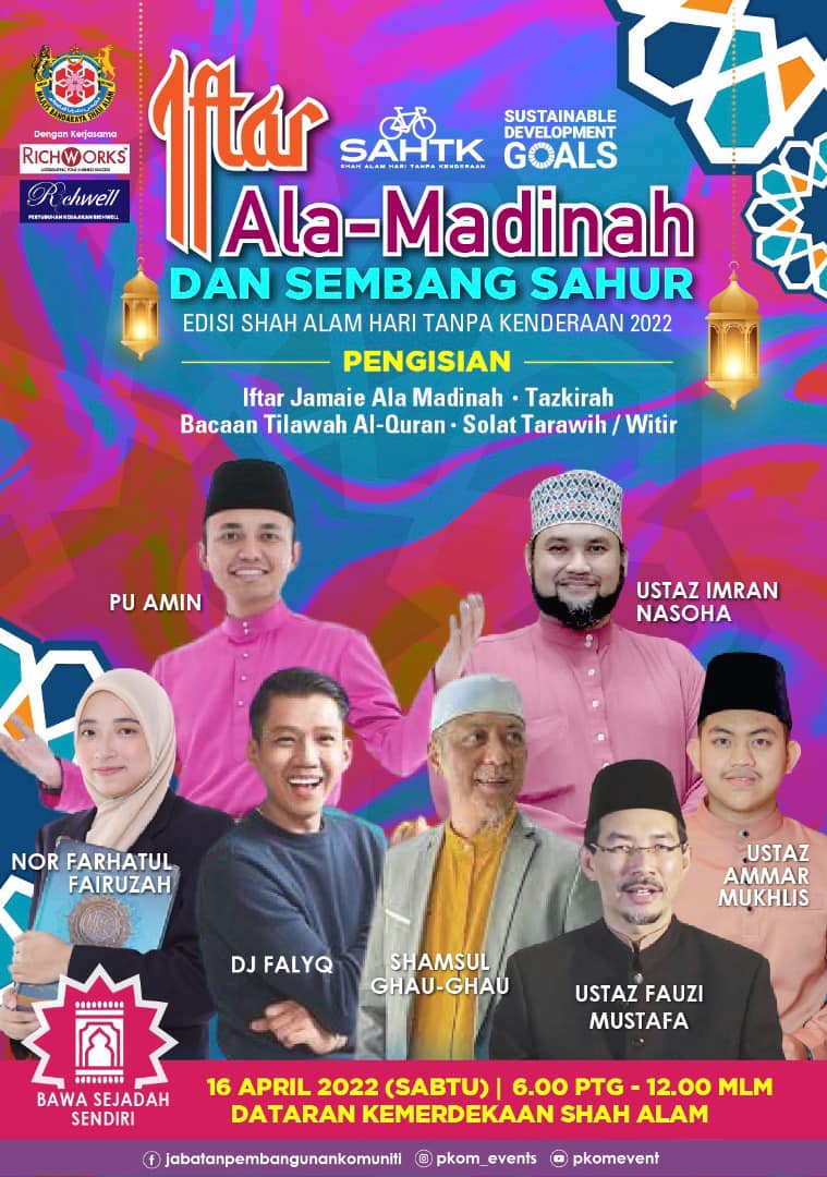 MBSA anjur program buka puasa ala Madinah Sabtu ini
