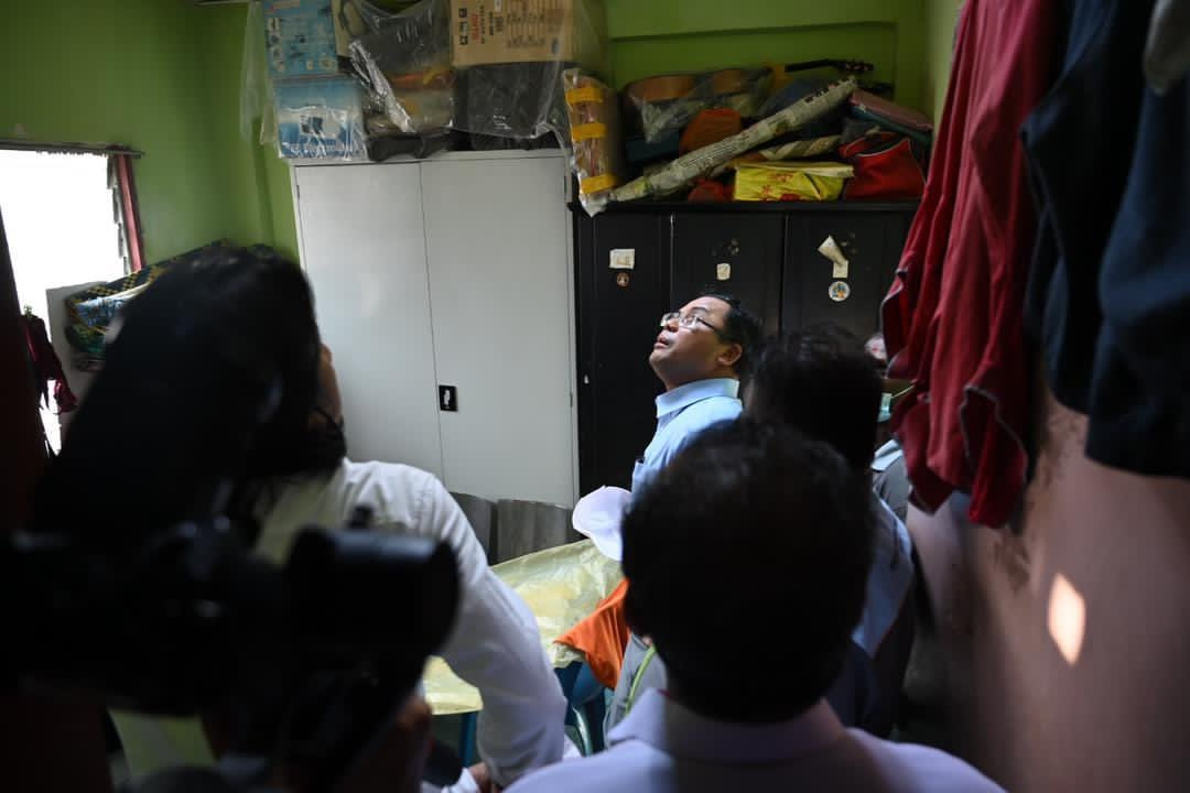 莎阿南市厅修复屋顶及排水 雪发展机构组屋料5月初完工