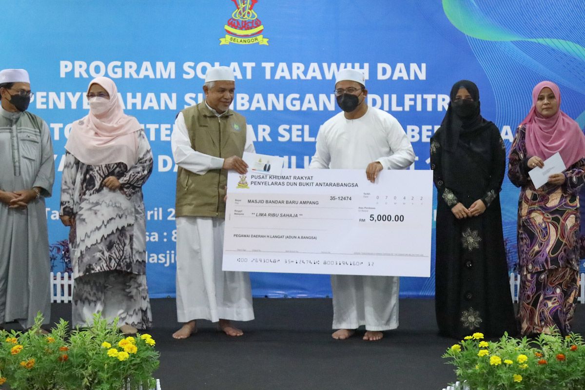 RM40,000 diperuntuk kepada empat masjid, 23 surau di Ampang