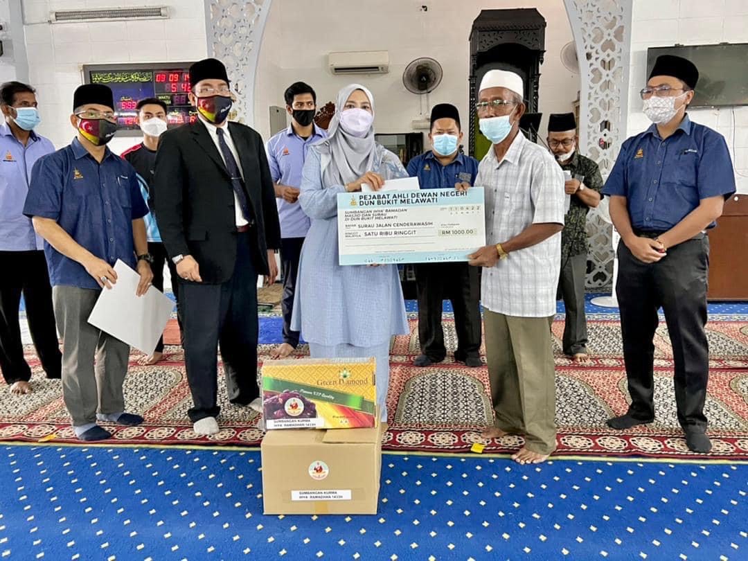 Masjid, surau DUN Bukit Melawati dapat RM40,000 semarak Ramadan
