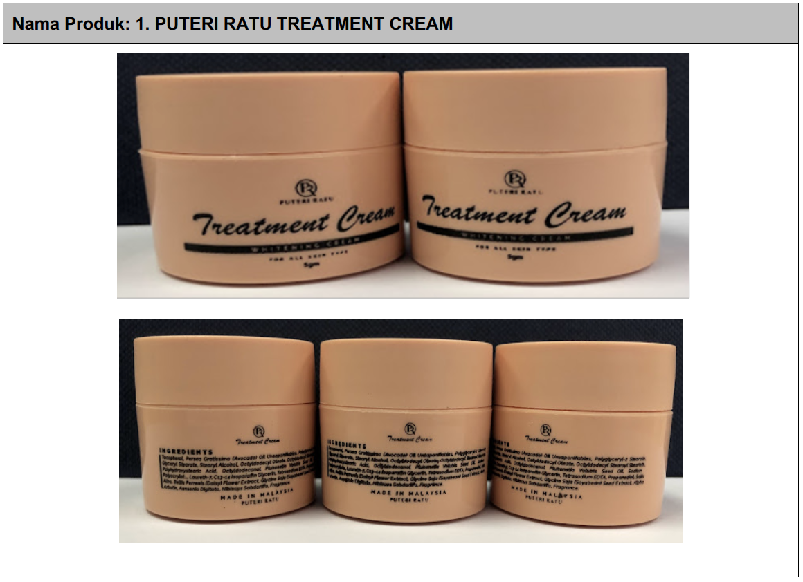 Three cosmetic products found to contain scheduled poison — Health D-G