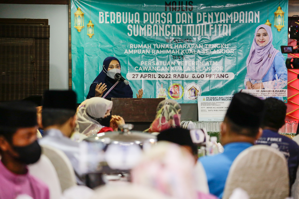 Wakil rakyat Bukit Melawati rai anak yatim, pesara tentera