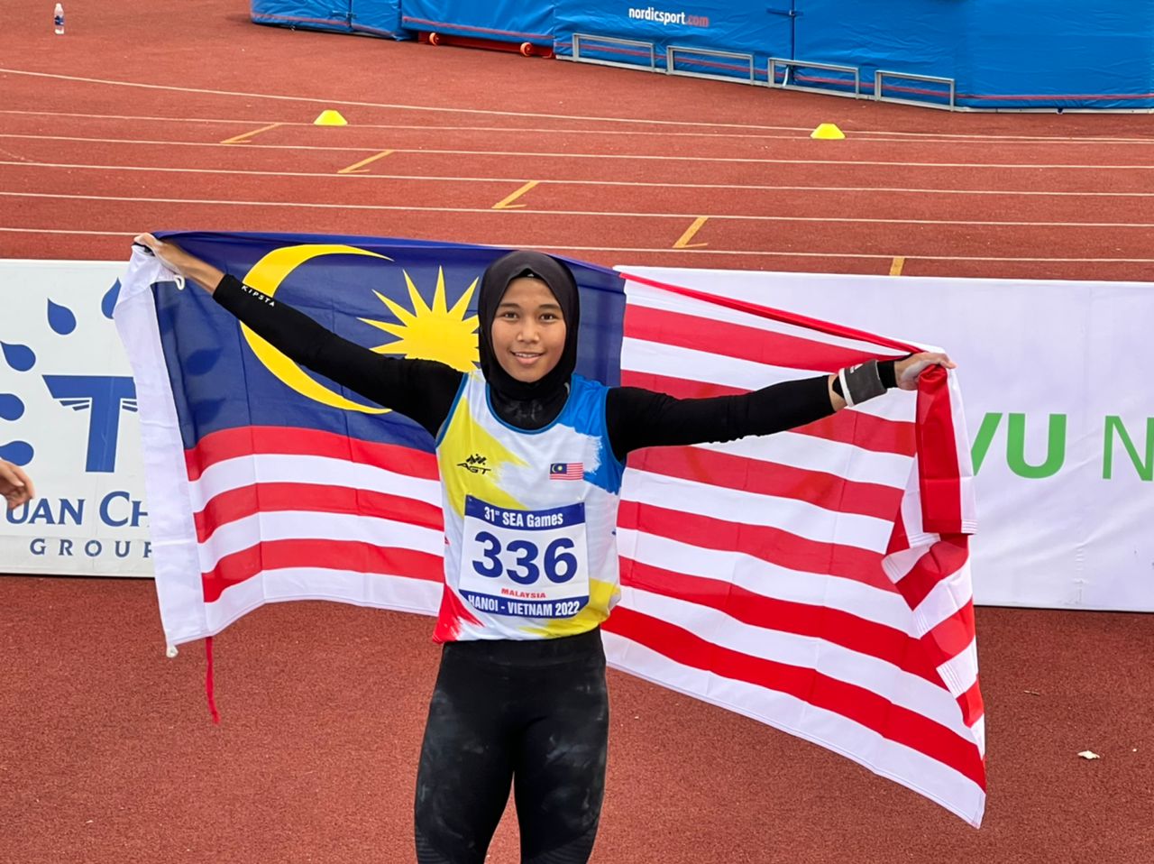 Nor Sarah wins pole vault gold, men’s 4x100m quartet breaks national record