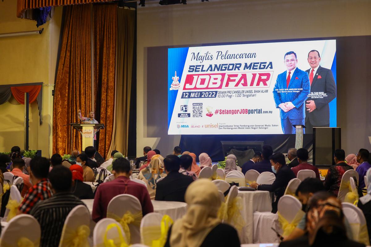 Selangor sasar kadar pengangguran bawah tiga peratus tahun ini