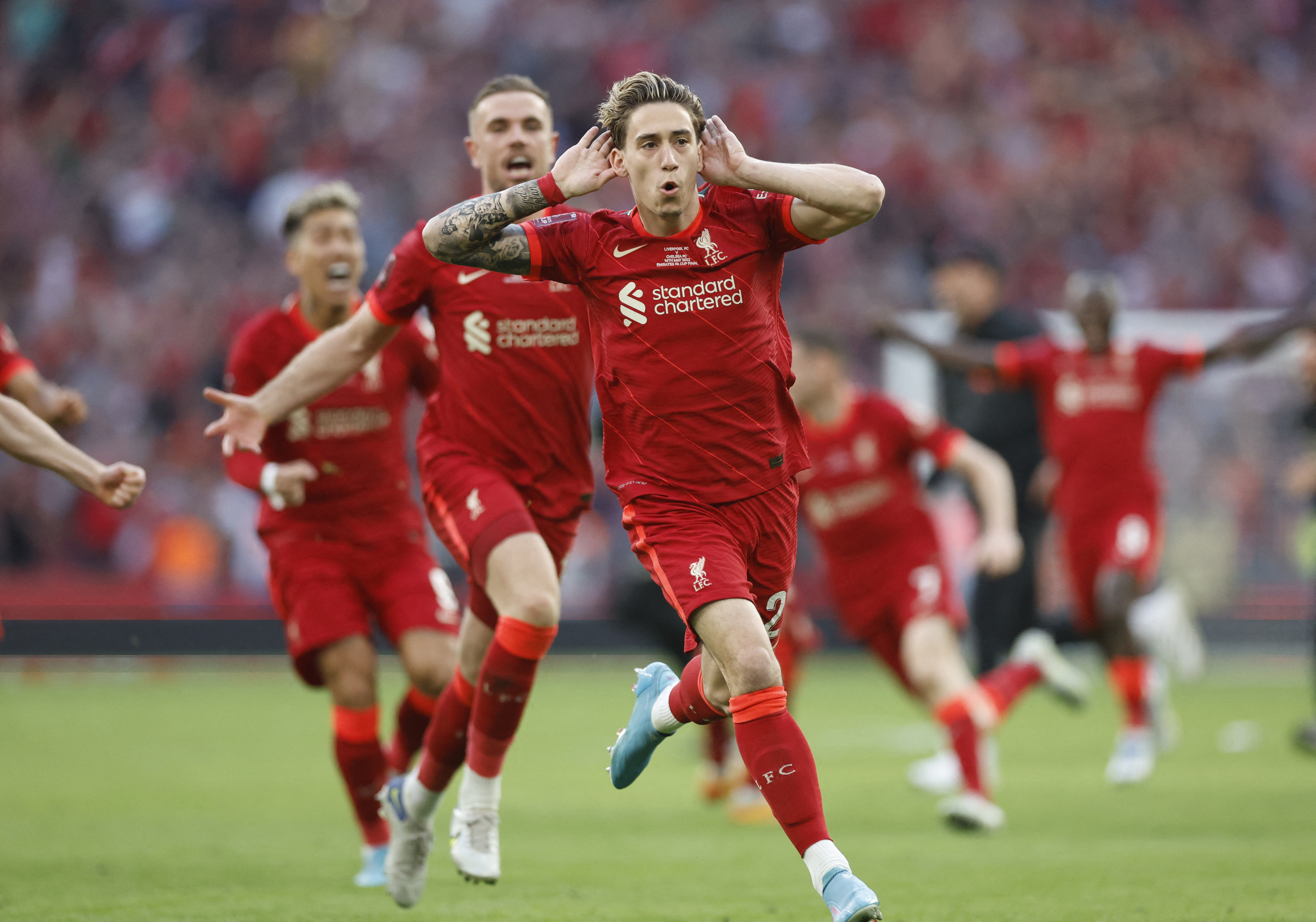Liverpool win 2022 English FA Cup