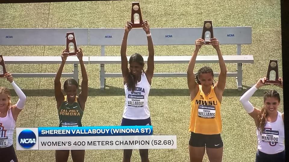 400 மீட்டர் ஓட்டப் போட்டியில் தங்கம் வென்று தனிப்பட்ட சாதனையை ஷெரீன் முறியடித்துள்ளார்