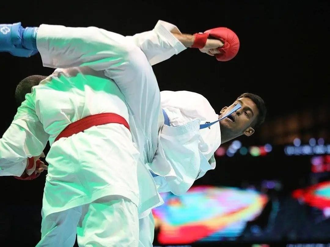 காது கேளாதோர் ஒலிம்பிக் போட்டி-  கராத்தே வீரர் இளமாறன்  முதல் பதக்கம் வென்றார்