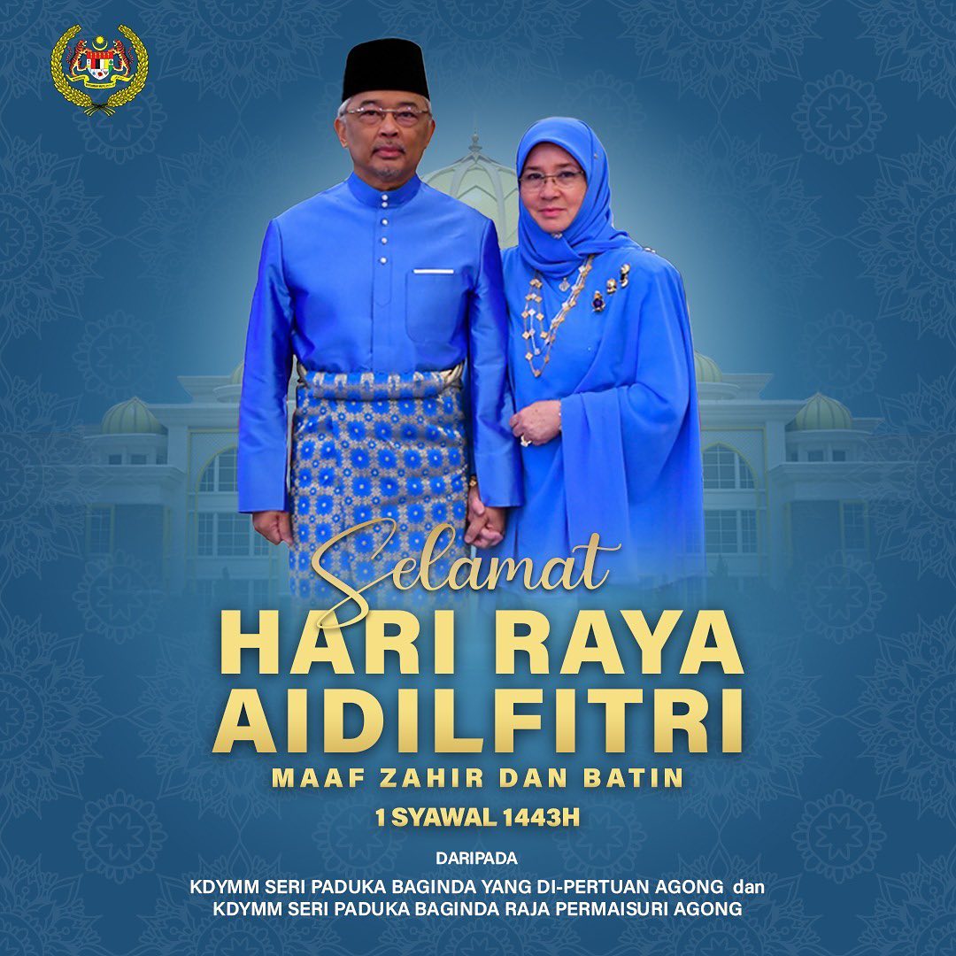 Continue observing good health practices during Aidilfitri, says King