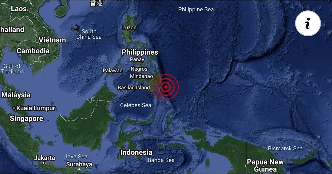 菲律宾群岛今晨2次5级地震  未对大马构成海啸威胁