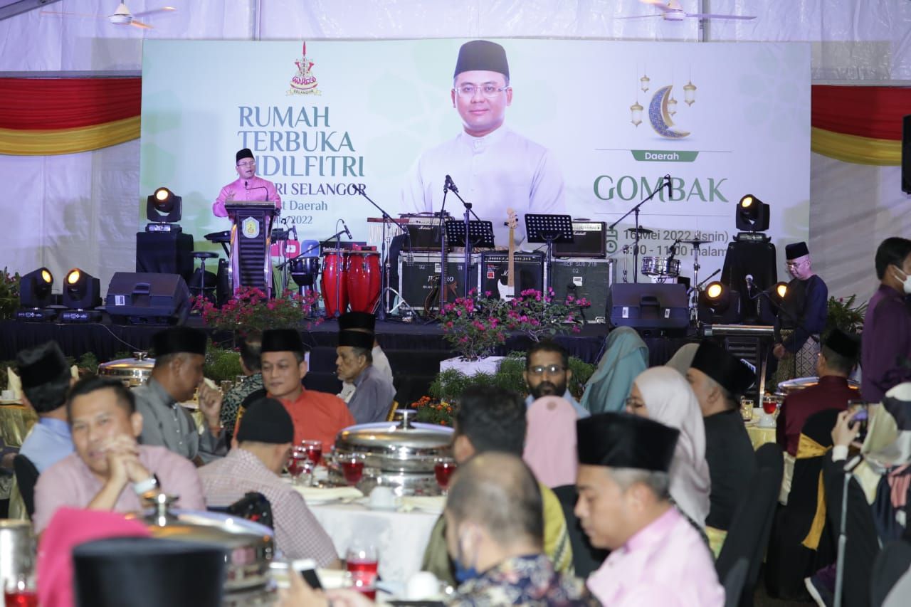 Rumah terbuka Aidilfitri Gombak meriah, 10,000 pengunjung hadir