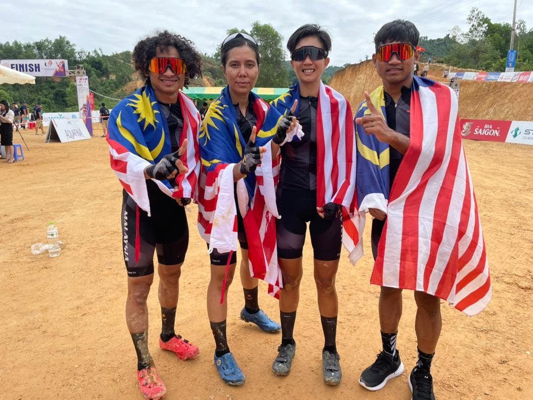 MTB cycling squad creates history by winning first gold at SEA Games