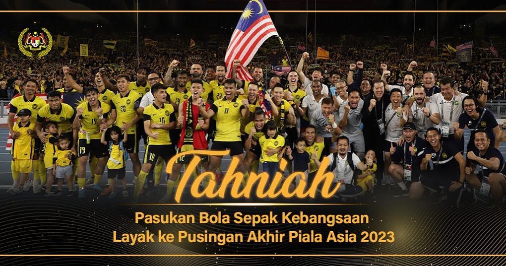 King congratulates Harimau Malaya over qualification to Asian Cup 2023