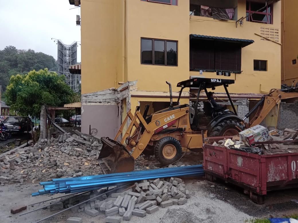 MPAJ keluar 62 notis ubah suai, bina struktur tambahan tanpa kebenaran