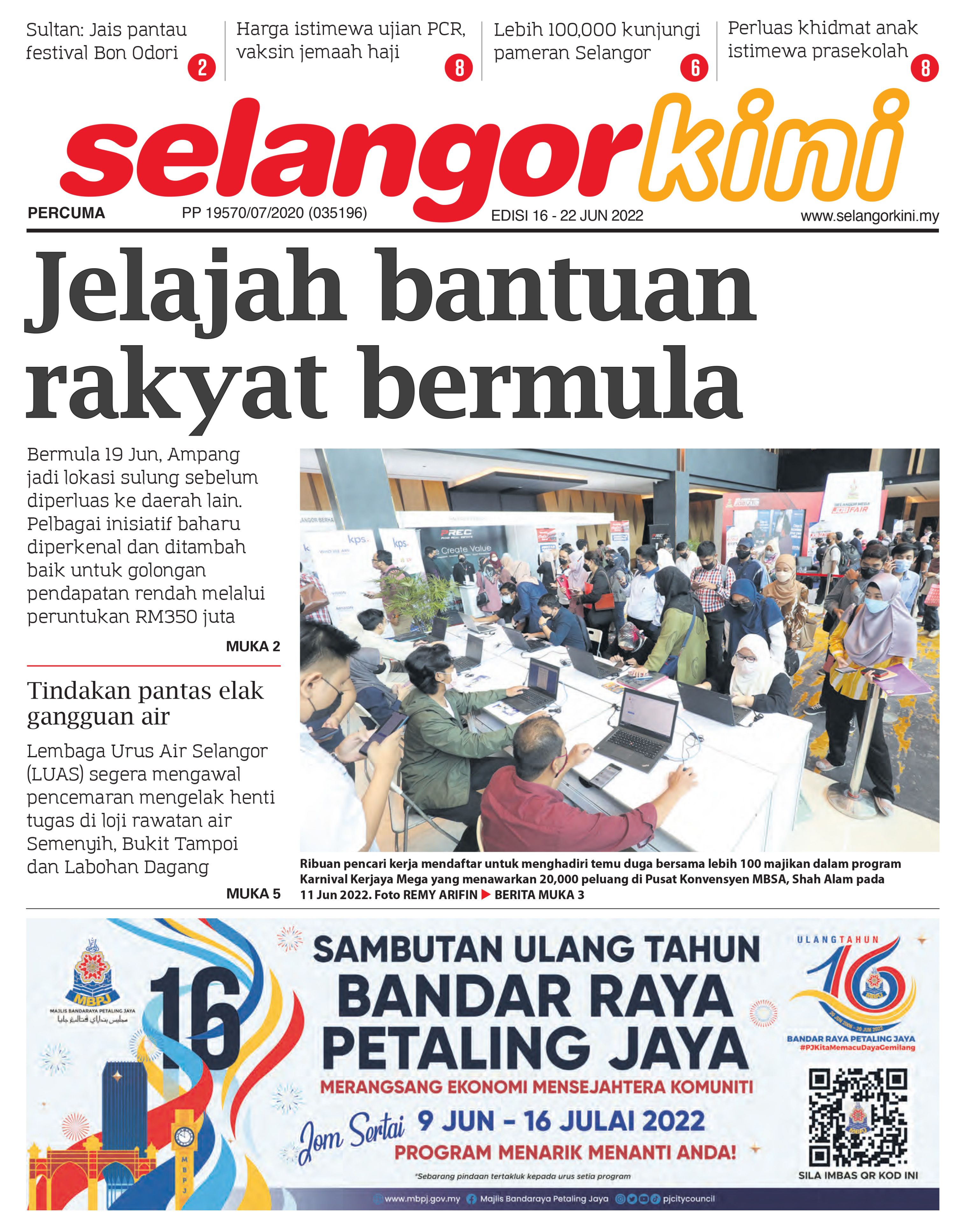 SelangorKini 16 - 22 Jun 2022