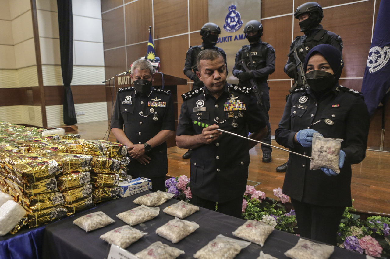 Bukit Aman seizes drugs worth over RM25 mln in Selangor, Kedah
