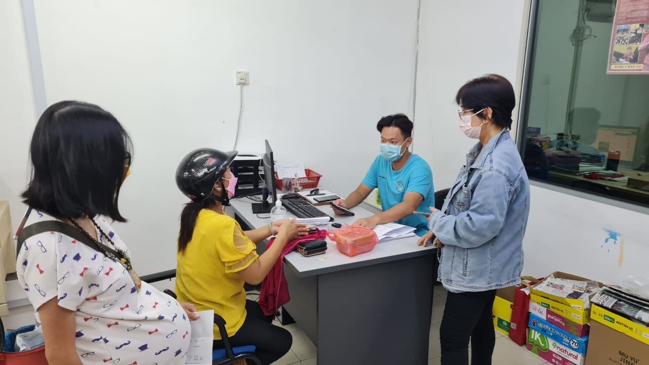 适耕庄水灾援金处理中 黄瑞林：接200份灾黎申请