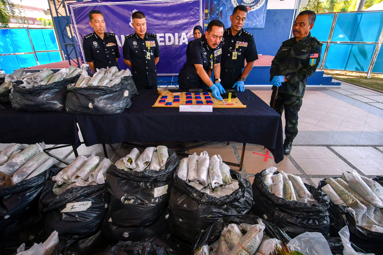 Polis rampas lebih 9 kilogram dadah, tahan 504 individu sejak Januari