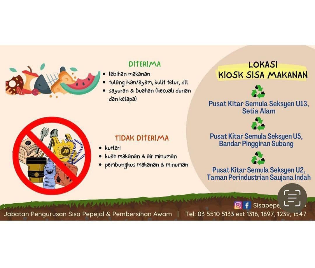 MBSA sedia kiosk sisa makanan di tiga lokasi