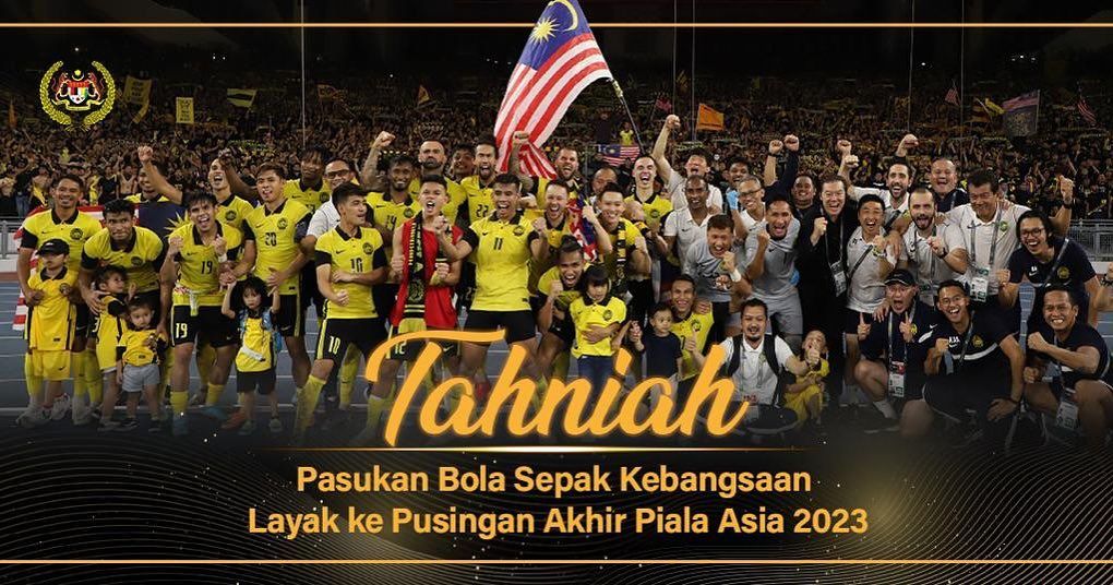 Agong ucap tahniah skuad Harimau Malaya layak ke Piala Asia 2023