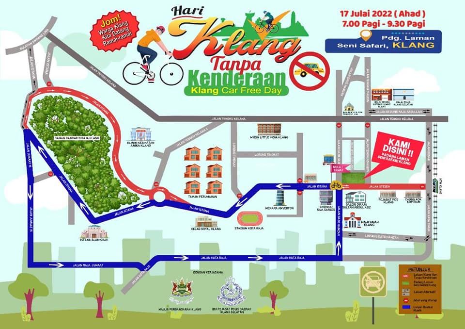 巴生市会周日办“复古脚车行”无车日   首200报名者有机会赢大奖