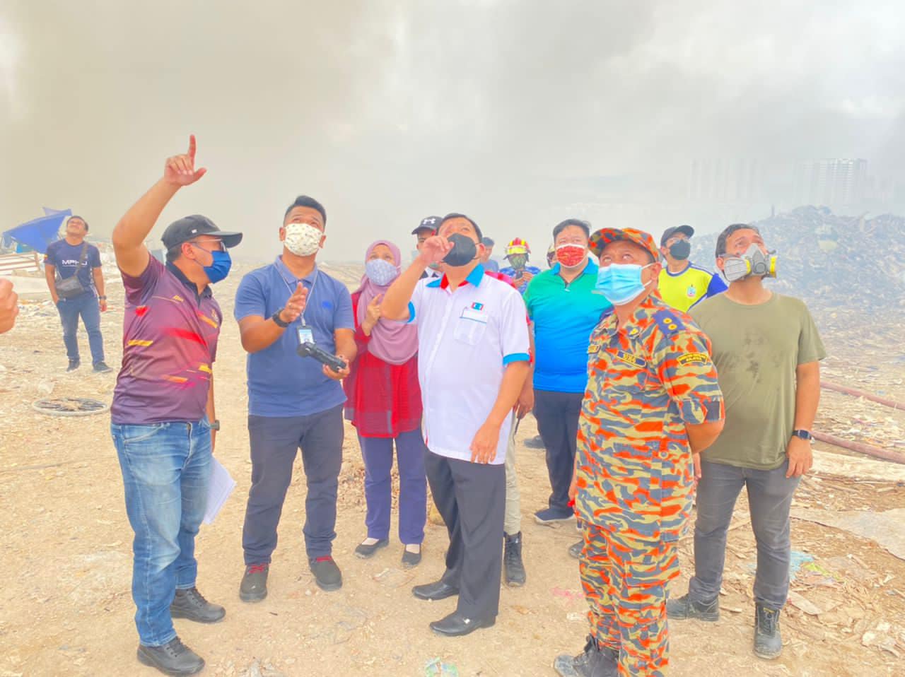 JAS Selangor tahan tiga lelaki sebabkan tapak lupus sampah haram terbakar