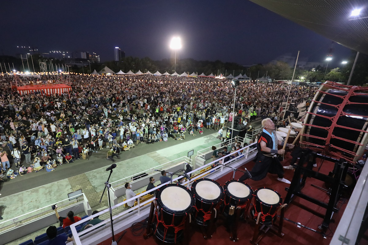 Tens of thousands visit Bon Odori festival to witness Japanese cultural performances
