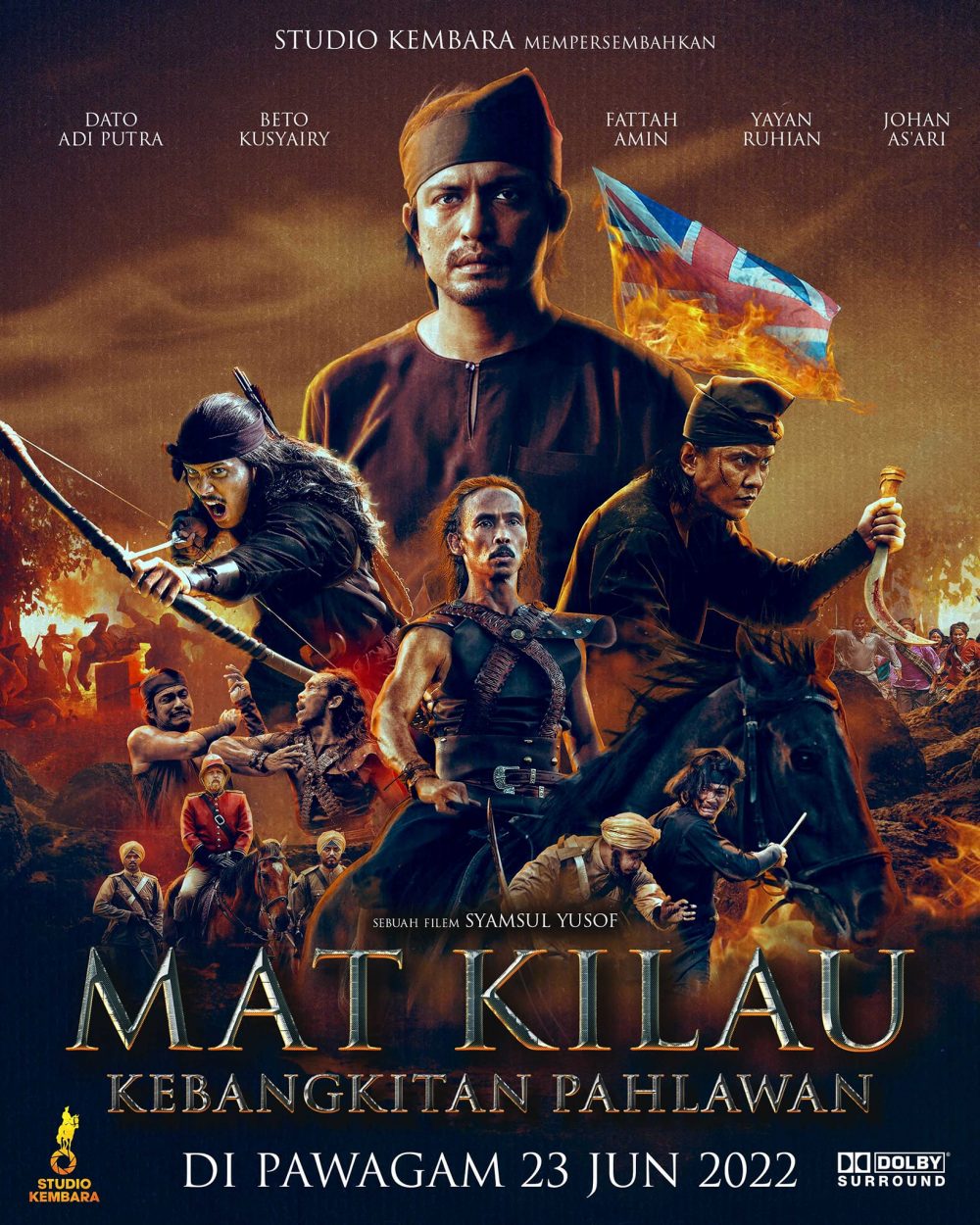Filem Mat Kilau raih RM90 juta selepas 33 hari tayangan