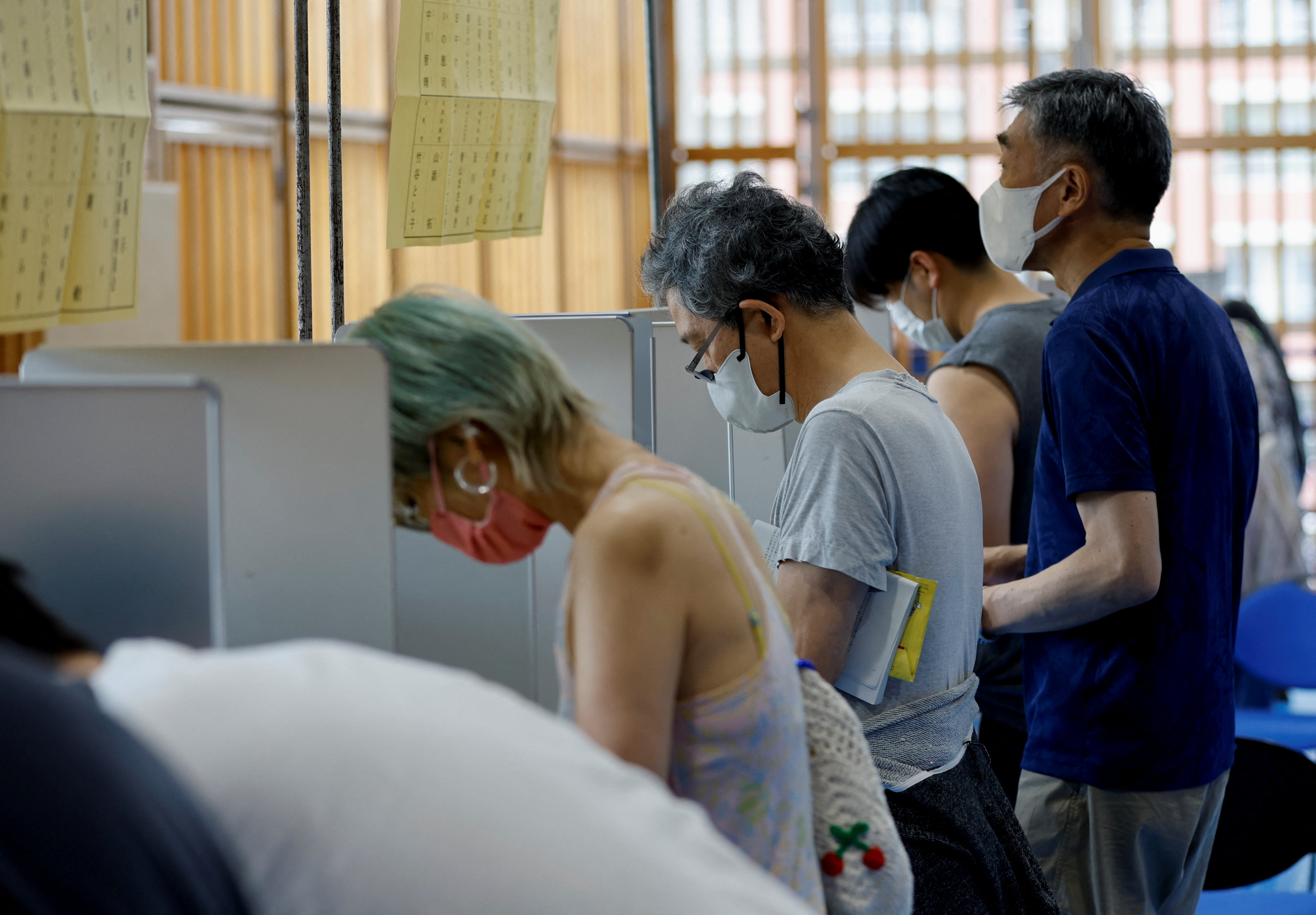 Japan's ruling bloc gains sweeping victory in upper house election