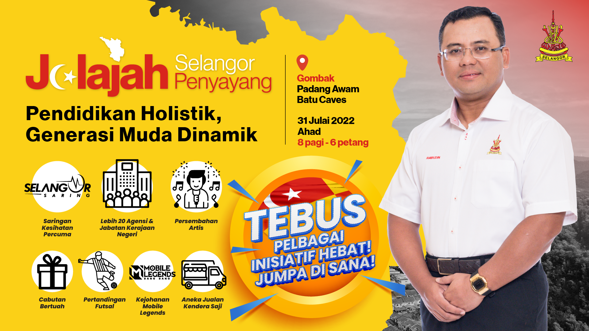 Rebut peluang potongan 25 peratus cukai tanah di Jelajah Selangor Ahad ini