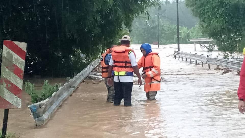 Dua kampung di Baling dilanda banjir selepas hujan lebat tiga jam