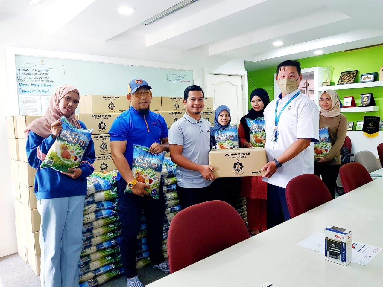 Mais agih sumbangan fidyah RM42,100 kepada 421 keluarga